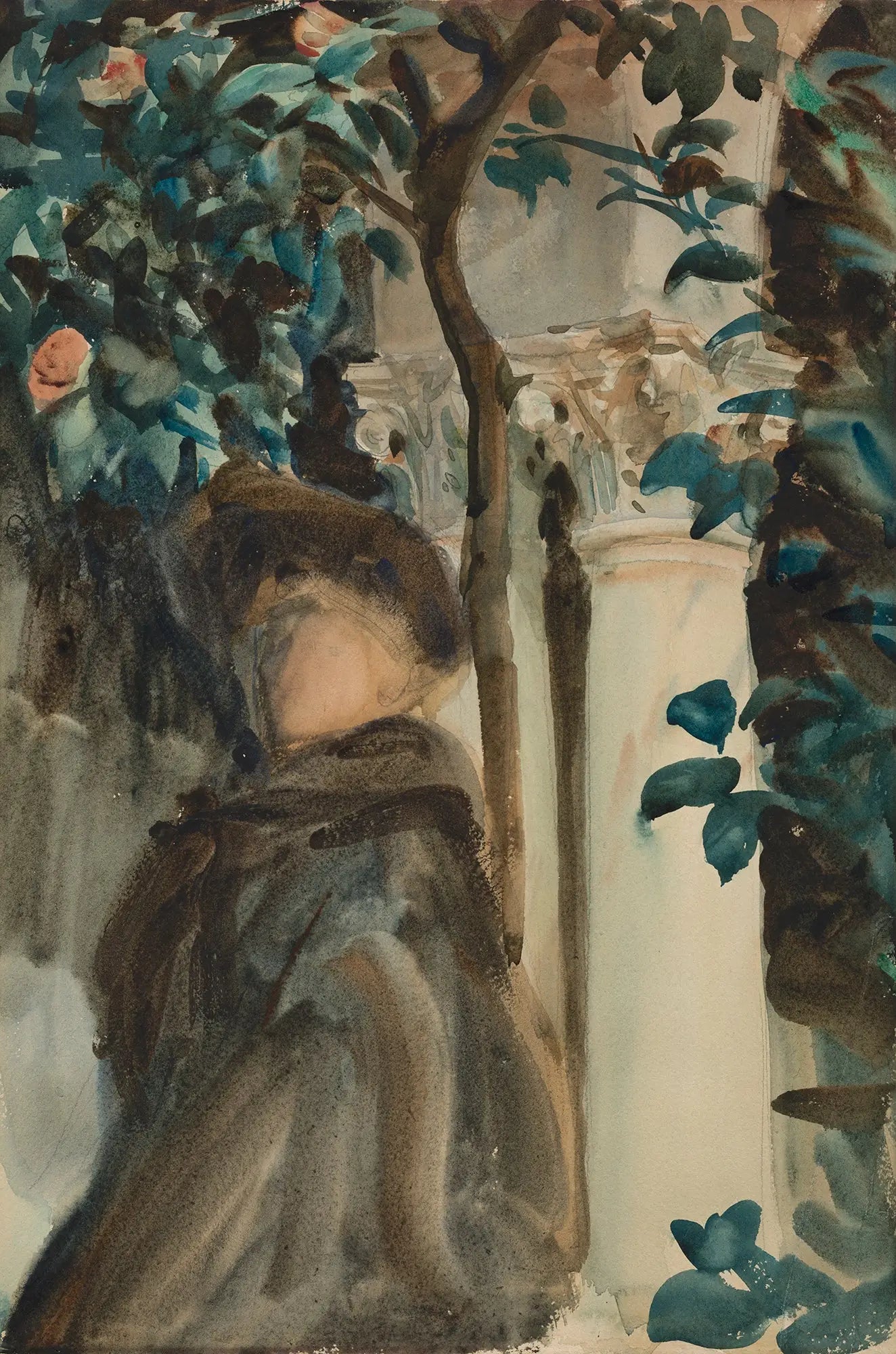 Reproduction du tableau « Mme Gardner à Fenway Court - John Singer Sargent » par Alpha Reproduction en peinture à l’huile