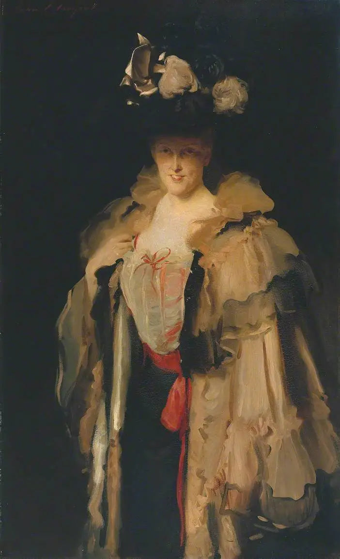 Reproduction du tableau « Mme Charles Hunter - John Singer Sargent » par Alpha Reproduction en peinture à l’huile