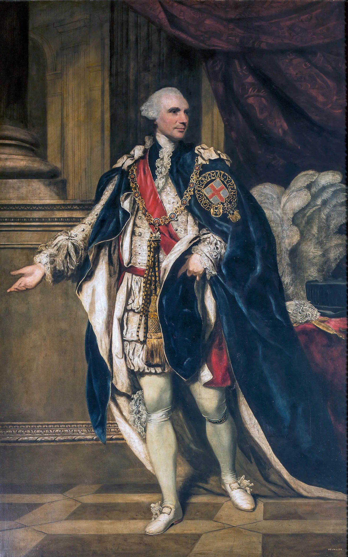 John Stuart 3e comte de Bute - Joshua Reynolds - Alpha Reproduction