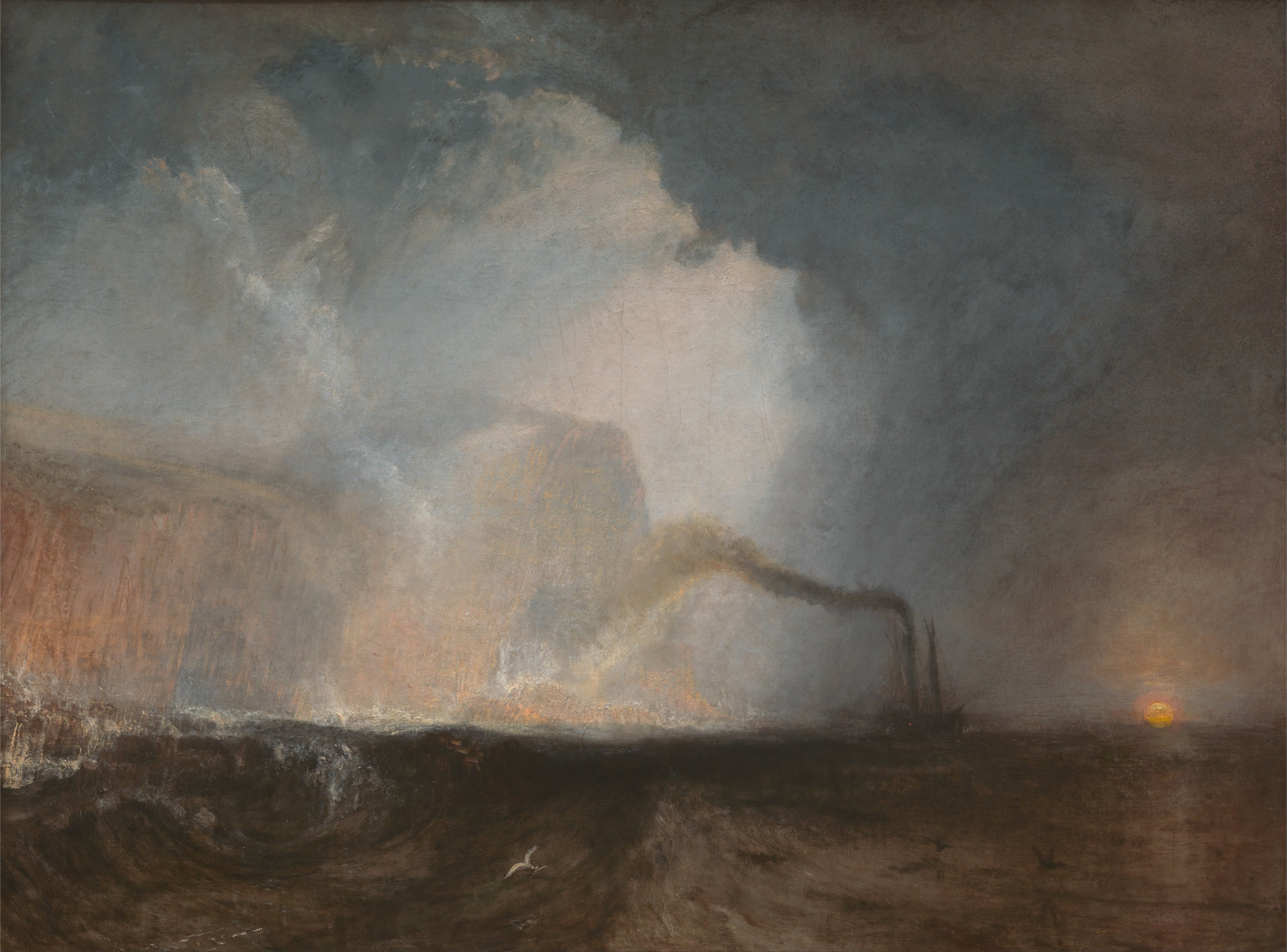 Reproduction du tableau « Staffa, Fingal's Cave - J. M. W. Turner » par Alpha Reproduction en peinture à l’huile