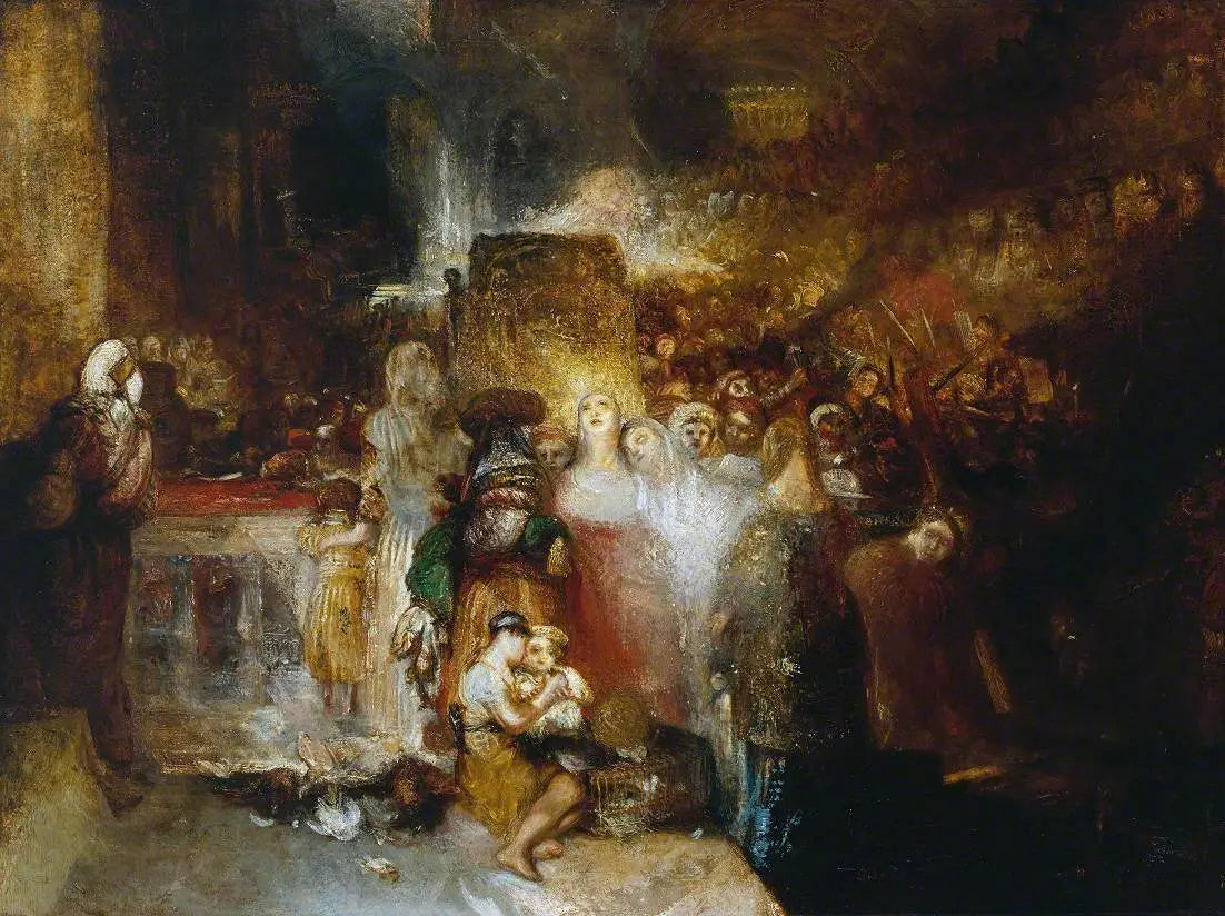 Reproduction du tableau « Pilate Washing his Hands - J. M. W. Turner » par Alpha Reproduction en peinture à l’huile