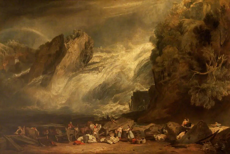 Cascate del Reno a Sciaffusa - J. M. W. Turner