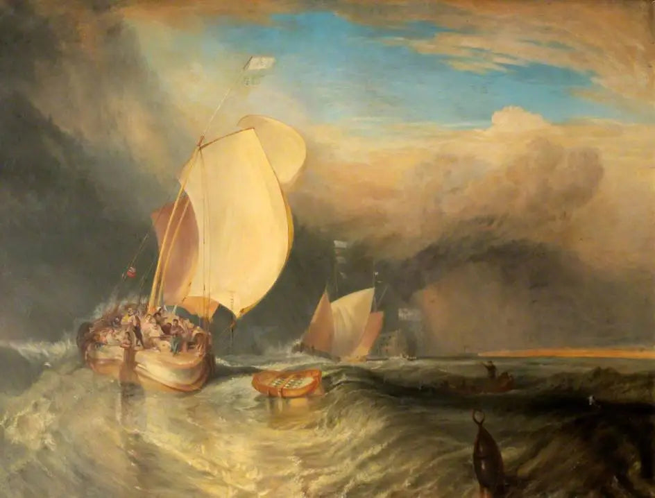 Reproduction du tableau « Seascape - J. M. W. Turner » par Alpha Reproduction en peinture à l’huile
