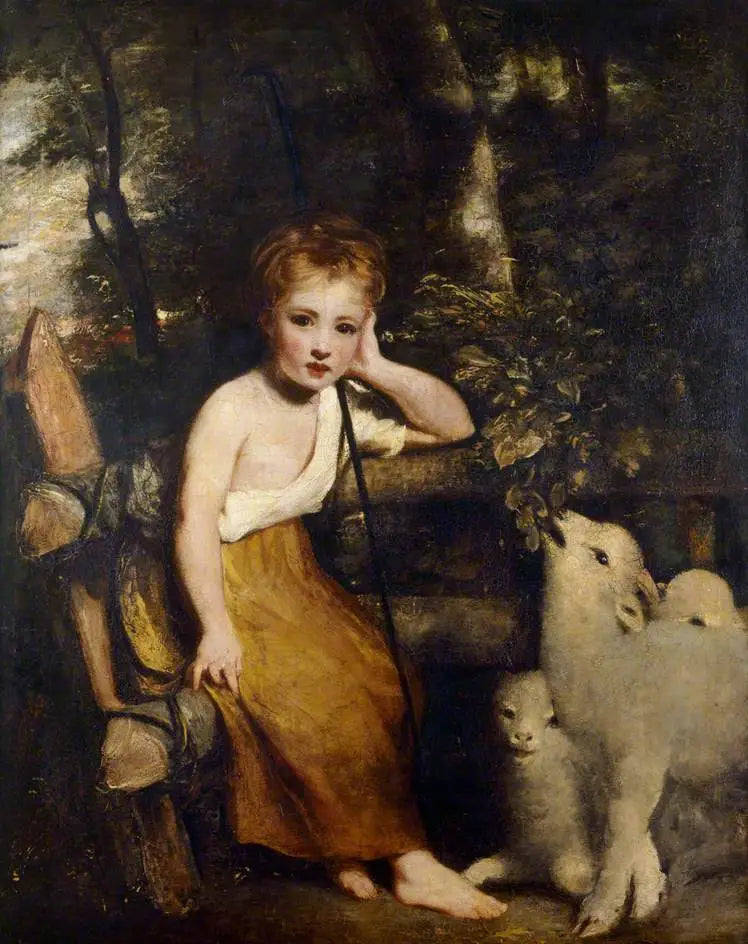 La jeune bergère - Joshua Reynolds - Alpha Reproduction