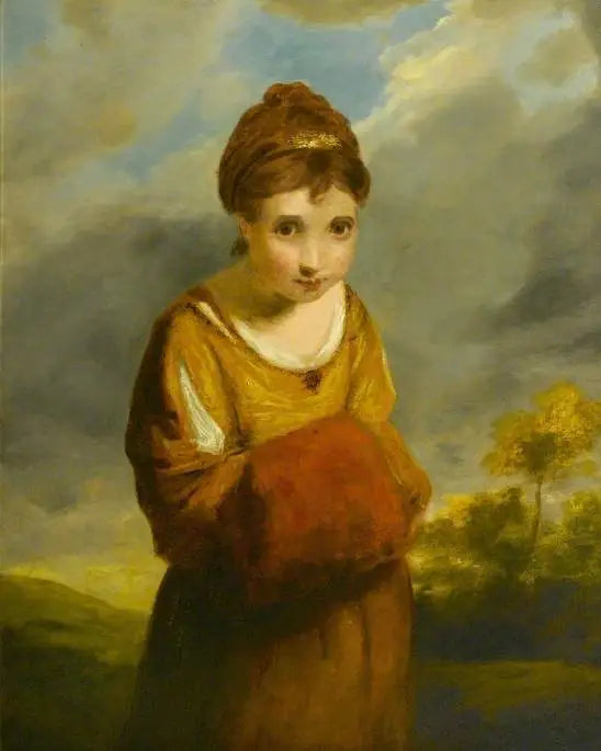 Une fille aux fraises - Joshua Reynolds - Alpha Reproduction