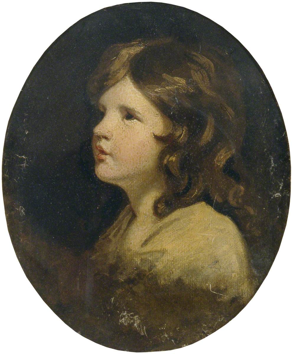 Tête d'un garçon - Joshua Reynolds