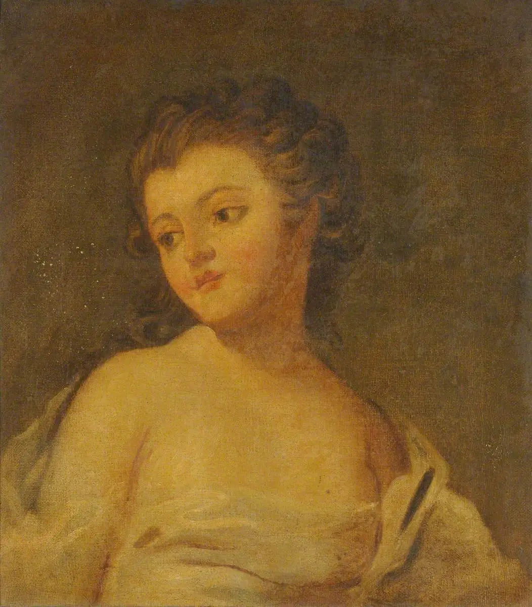 Jeune fille drapée dans une robe - Joshua Reynolds - Alpha Reproduction