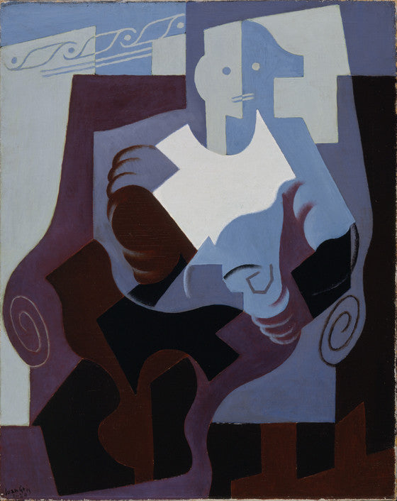 Arlequin assis - Juan Gris