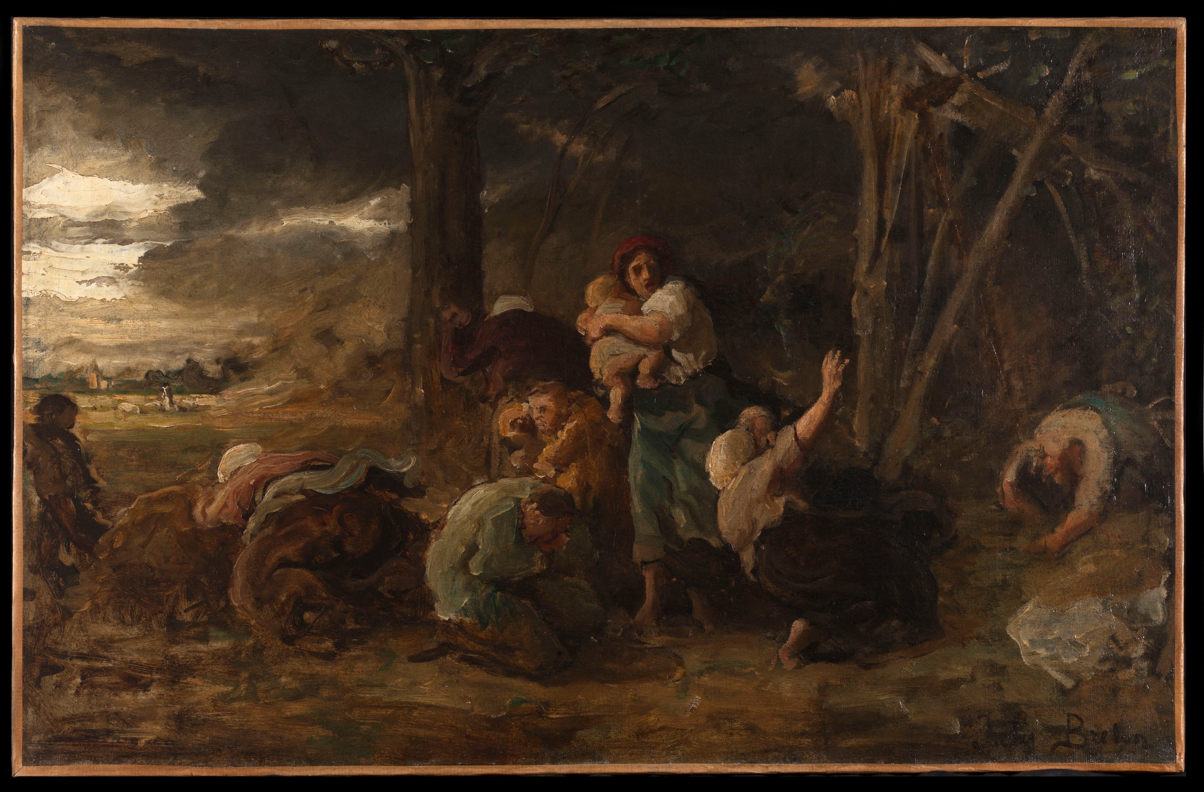 La foudre - Jules Breton