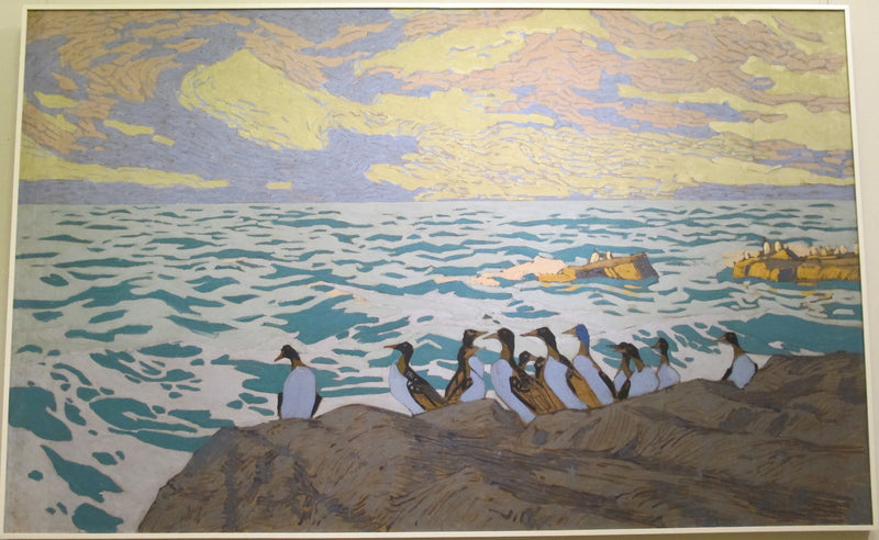 Uccelli (Pannello decorativo realizzato per il padiglione dei sobborghi russi all'Esposizione Universale di Parigi del 1900, per il dipartimento siberiano) - Konstantin Korovin