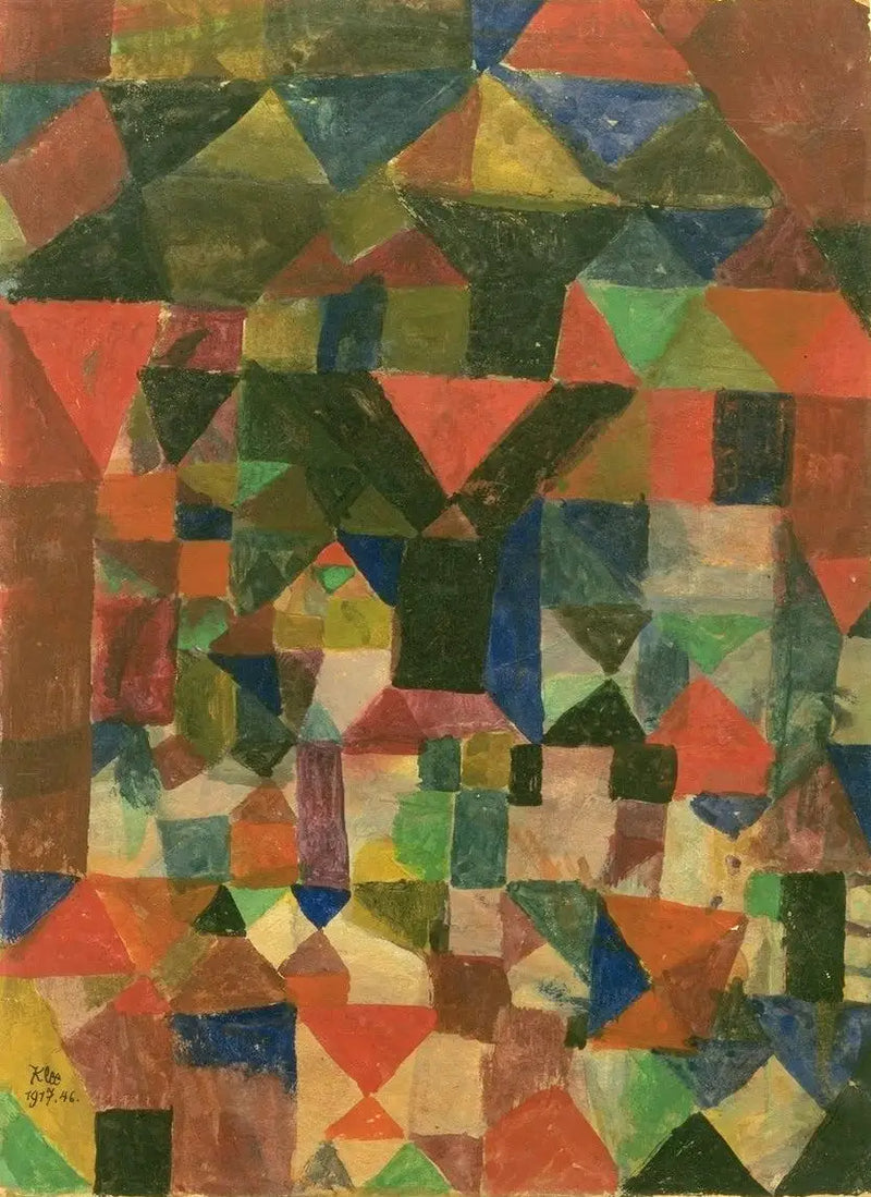 Costruzione di tipo urbano - Paul Klee