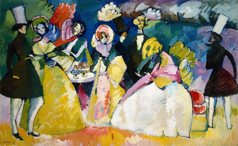 Gruppo in crinoline - Vassily Kandinsky