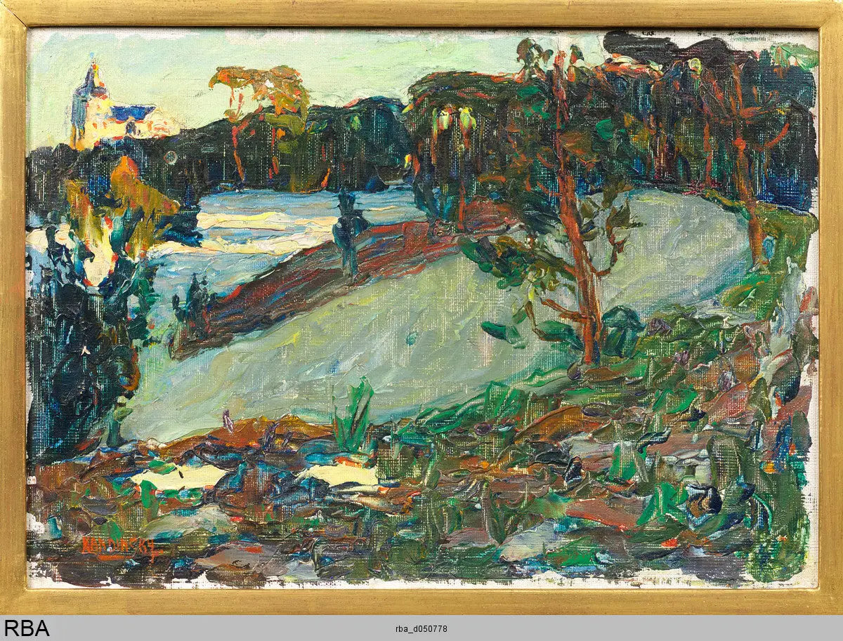 Reproduction du tableau « Q133046377 - Vassily Kandinsky » par Alpha Reproduction en peinture à l’huile
