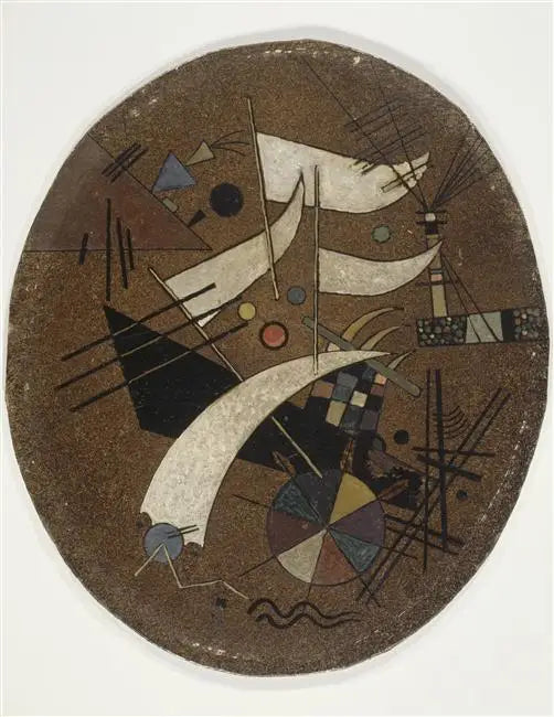 Reproduction du tableau « Œuf de Pâques - Vassily Kandinsky » par Alpha Reproduction en peinture à l’huile