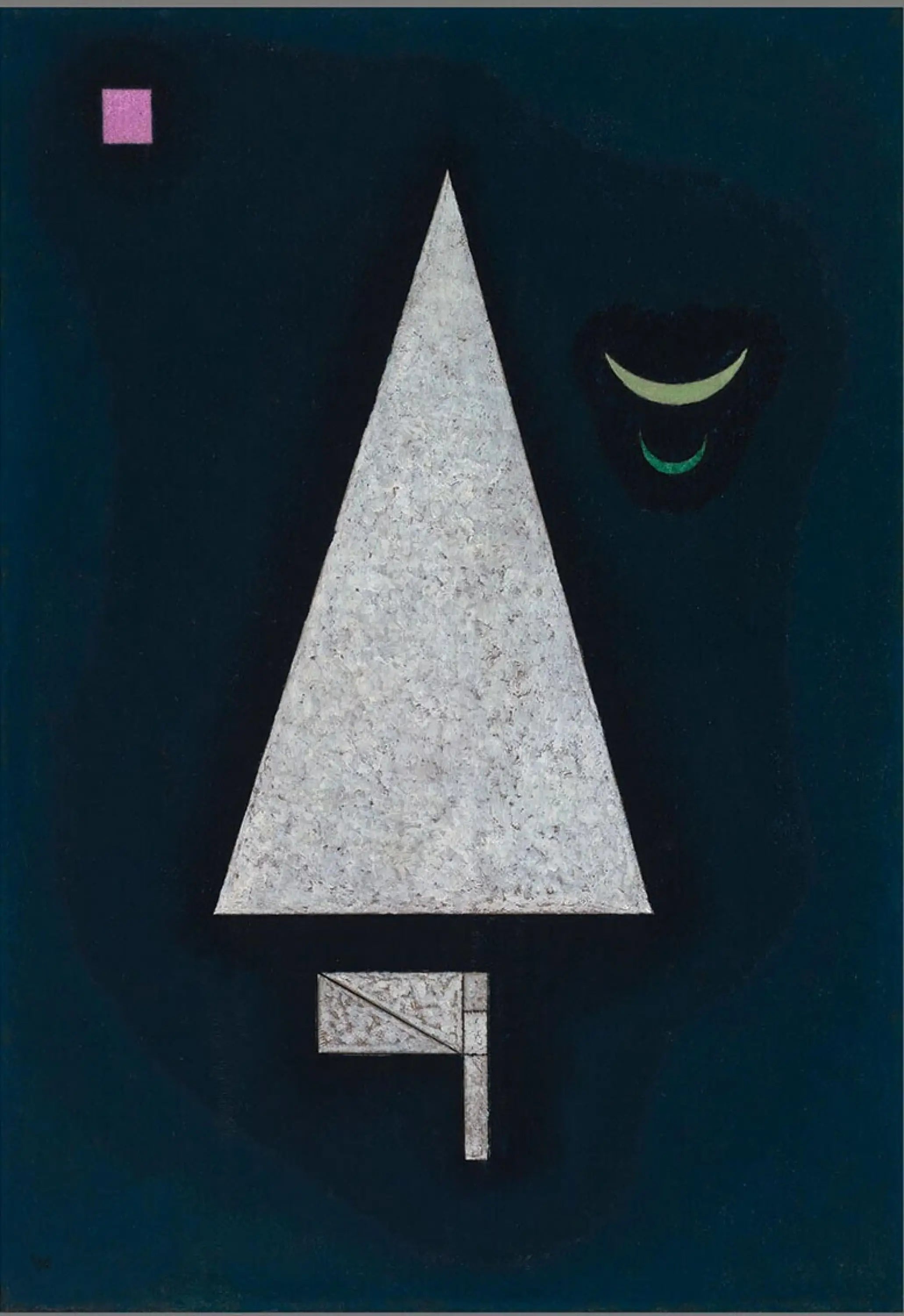 Reproduction du tableau « Netteté du blanc - Vassily Kandinsky » par Alpha Reproduction en peinture à l’huile