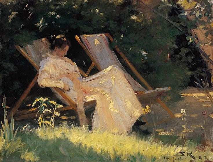 Esquisse pour Les roses" - Peder Severin Krøyer