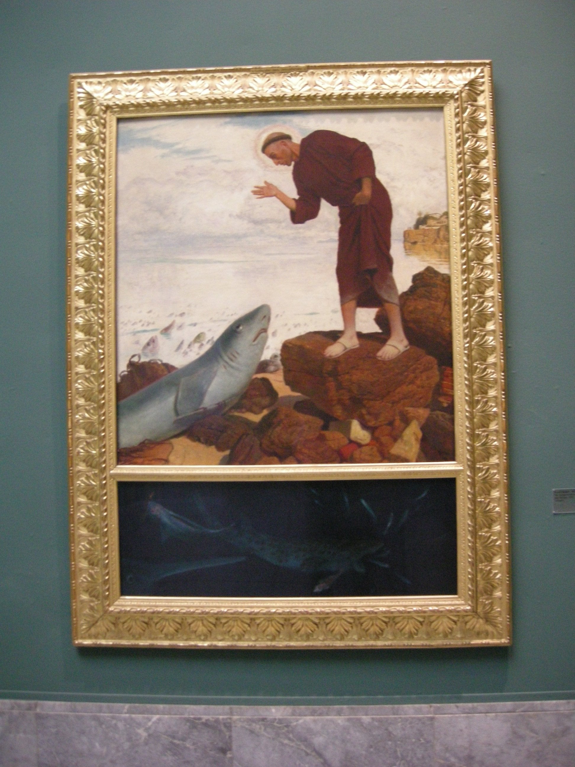 Le sermon d'Antoine - Arnold Böcklin