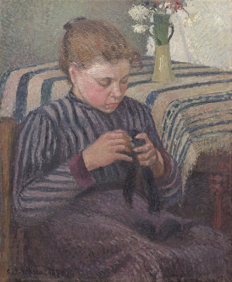 Donna riparatrice - Camille Pissarro
