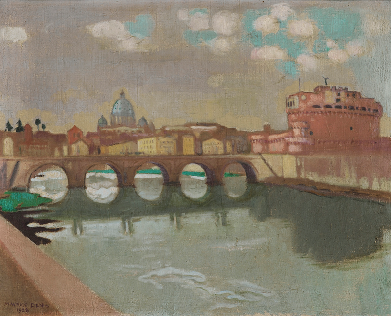Il Ponte Saint-Ange - Maurice Denis