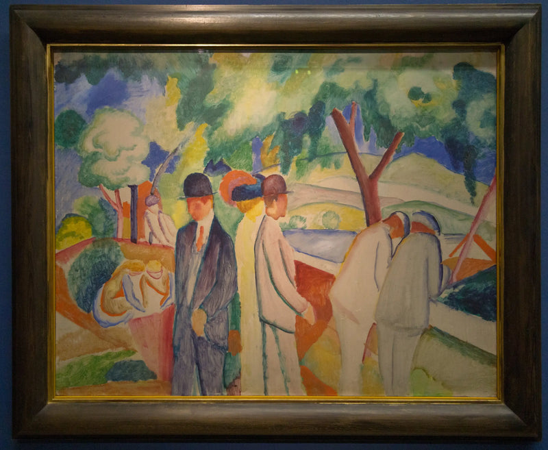 Carrozzina (Grande carrozzina luminosa) - August Macke