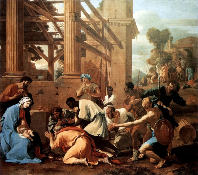L'Adorazione dei Magi - Nicolas Poussin