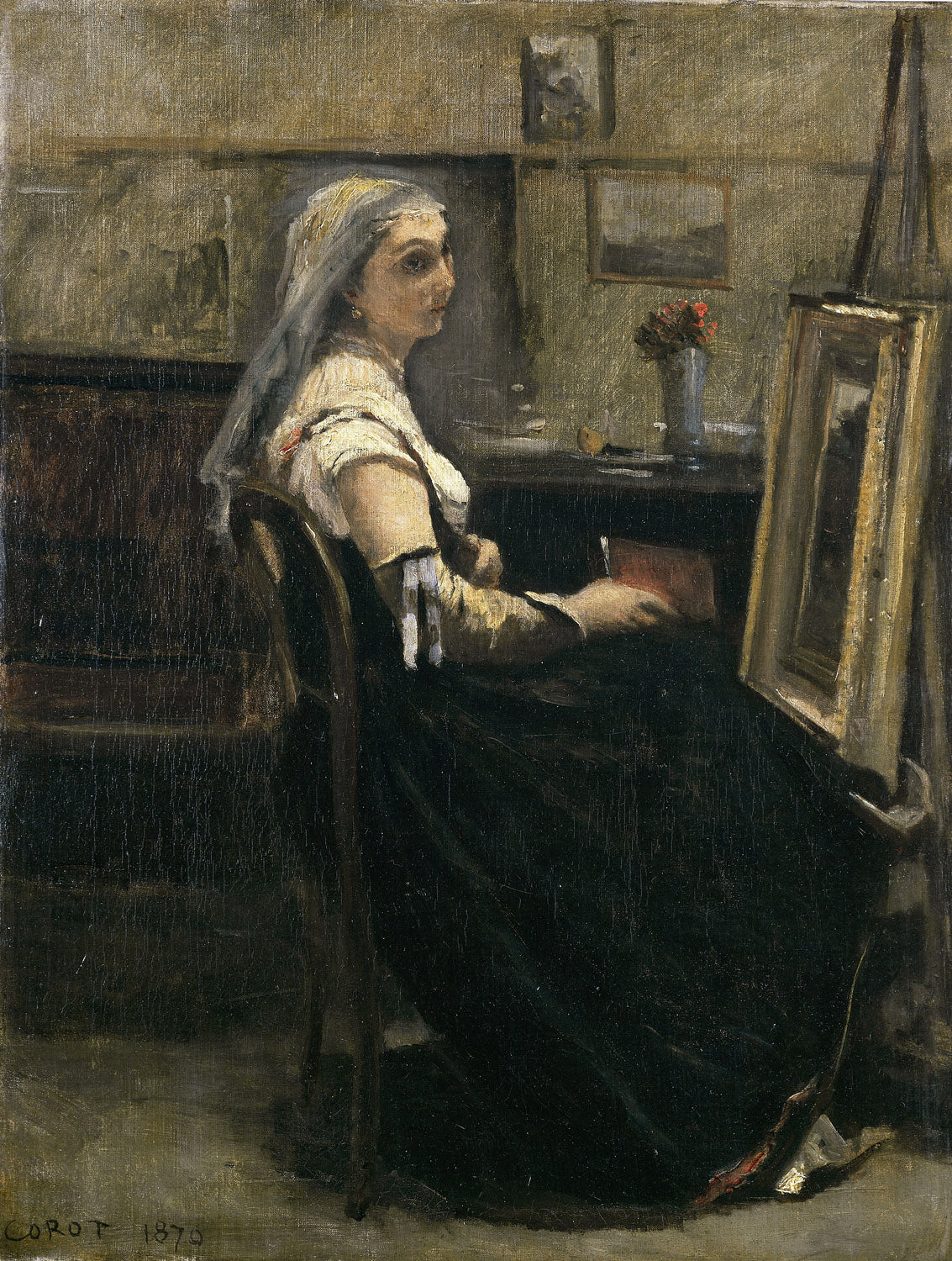 L'Atelier - Jean-Baptiste Camille Corot