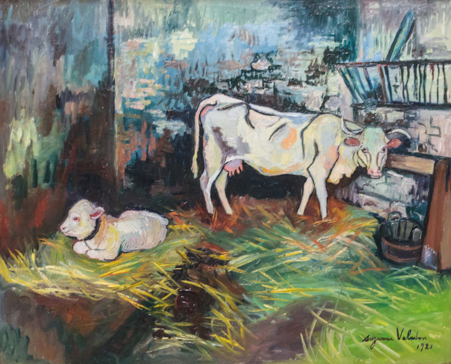 L'étable en Beaujolais - Suzanne Valadon