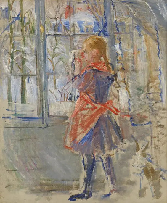 Il bambino con il grembiule rosso - Berthe Morisot