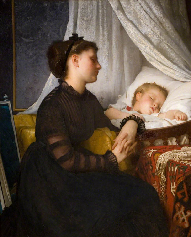 Veuve et orpheline de père - Léon Perrault