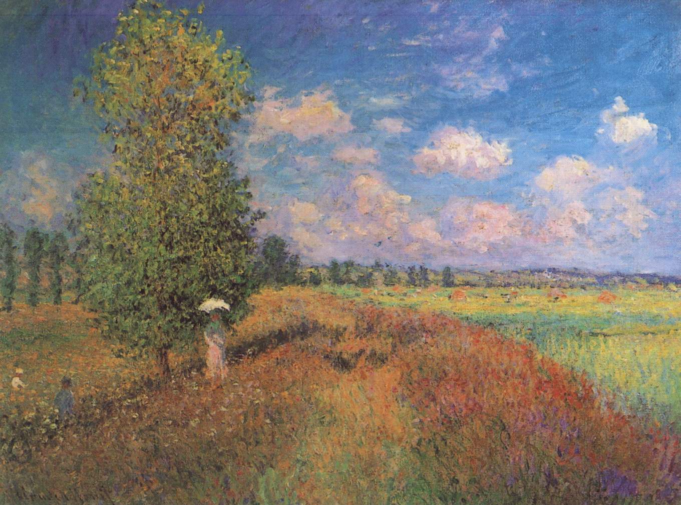 🌞 L'Estate – Campo di papaveri – Claude Monet (verso 1875)