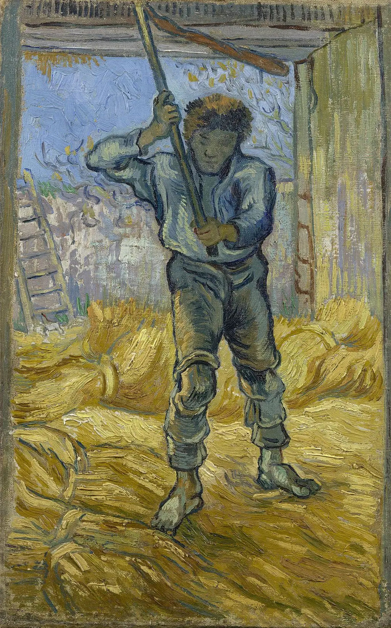 La Battitrice (dopo Millet) - Vincent van Gogh