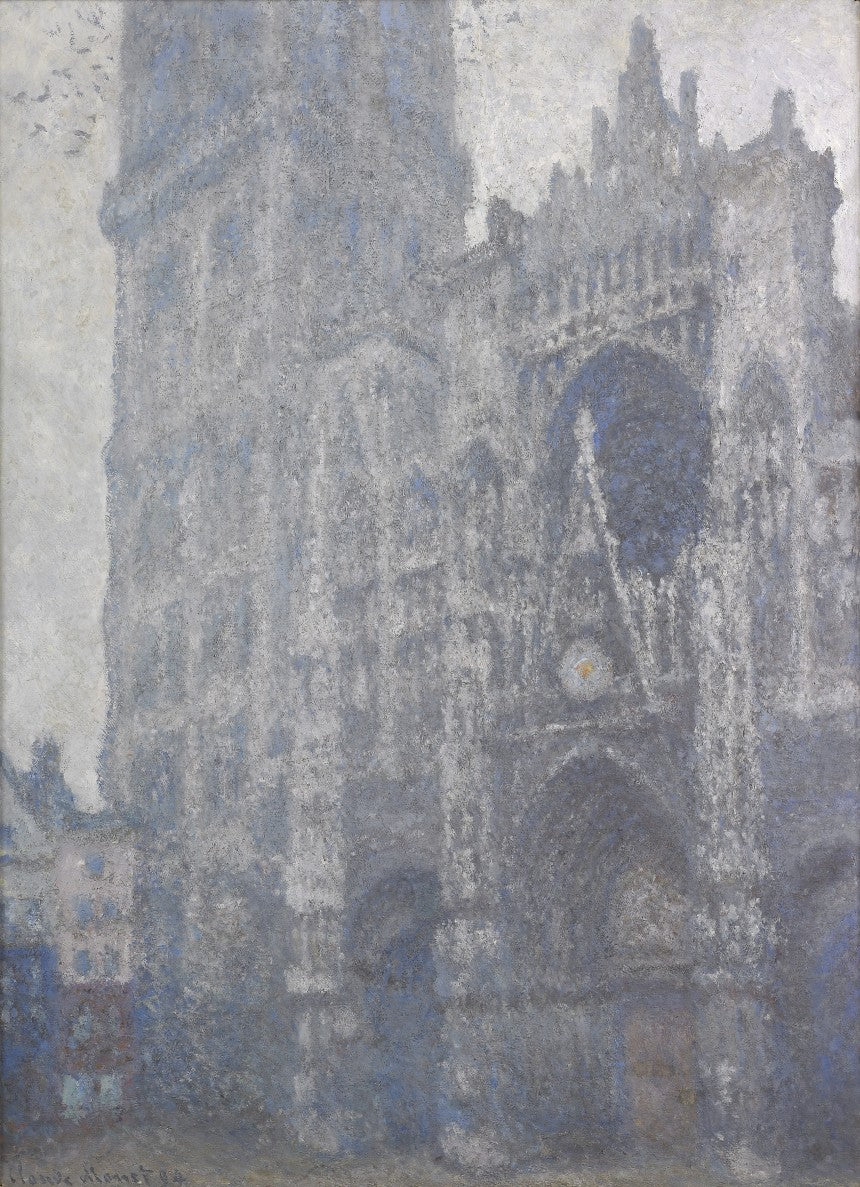 La Cattedrale di Rouen, il Portale e la Torre d'Albane, Mezzogiorno - Claude Monet