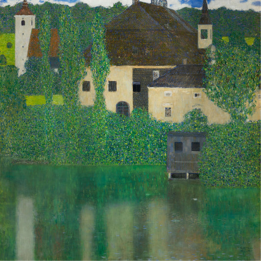 🏡🌿 La Camera Chiusa al Attersee – Gustav Klimt (1902)