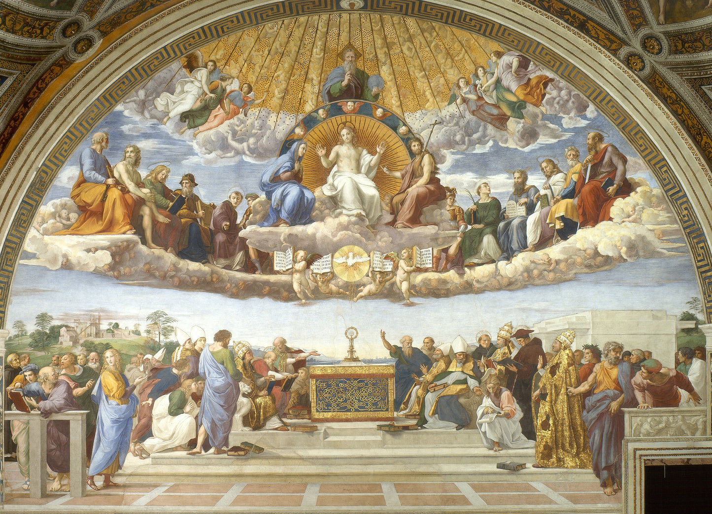 La Disputa del Sacramento – Raffaello Sanzio (1508–1510)
