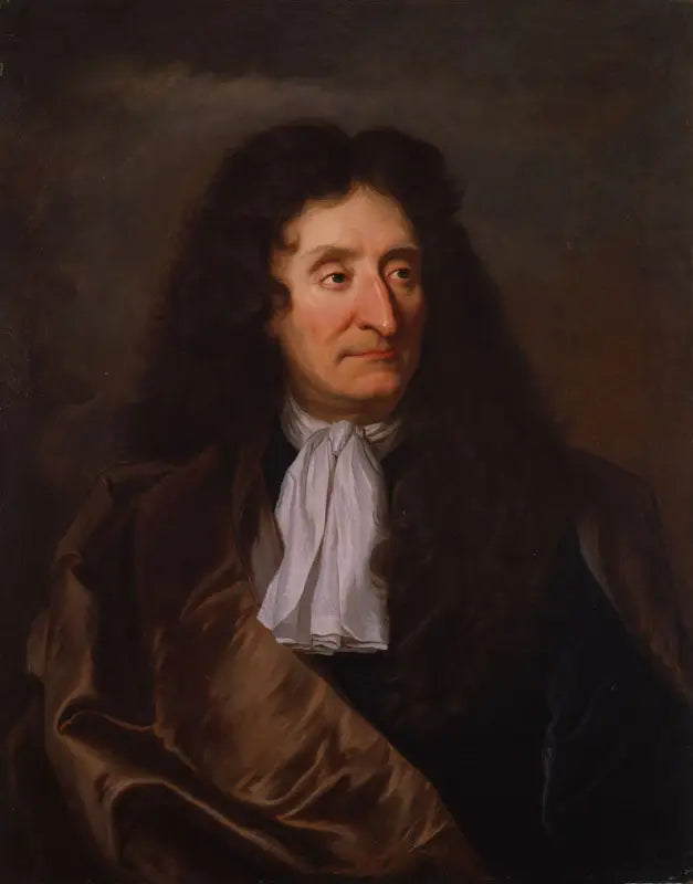 Portrait de Jean de La Fontaine - Hyacinthe Rigaud - Alpha Reproduction