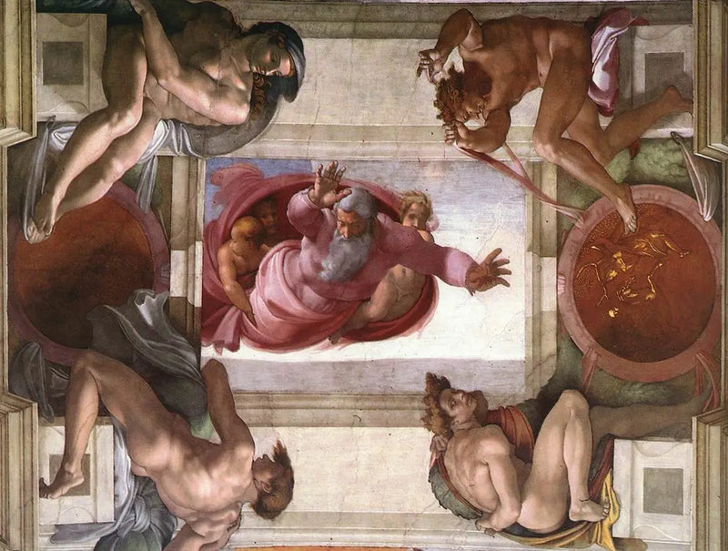 La Separazione delle terre e delle acque - Michelangelo
