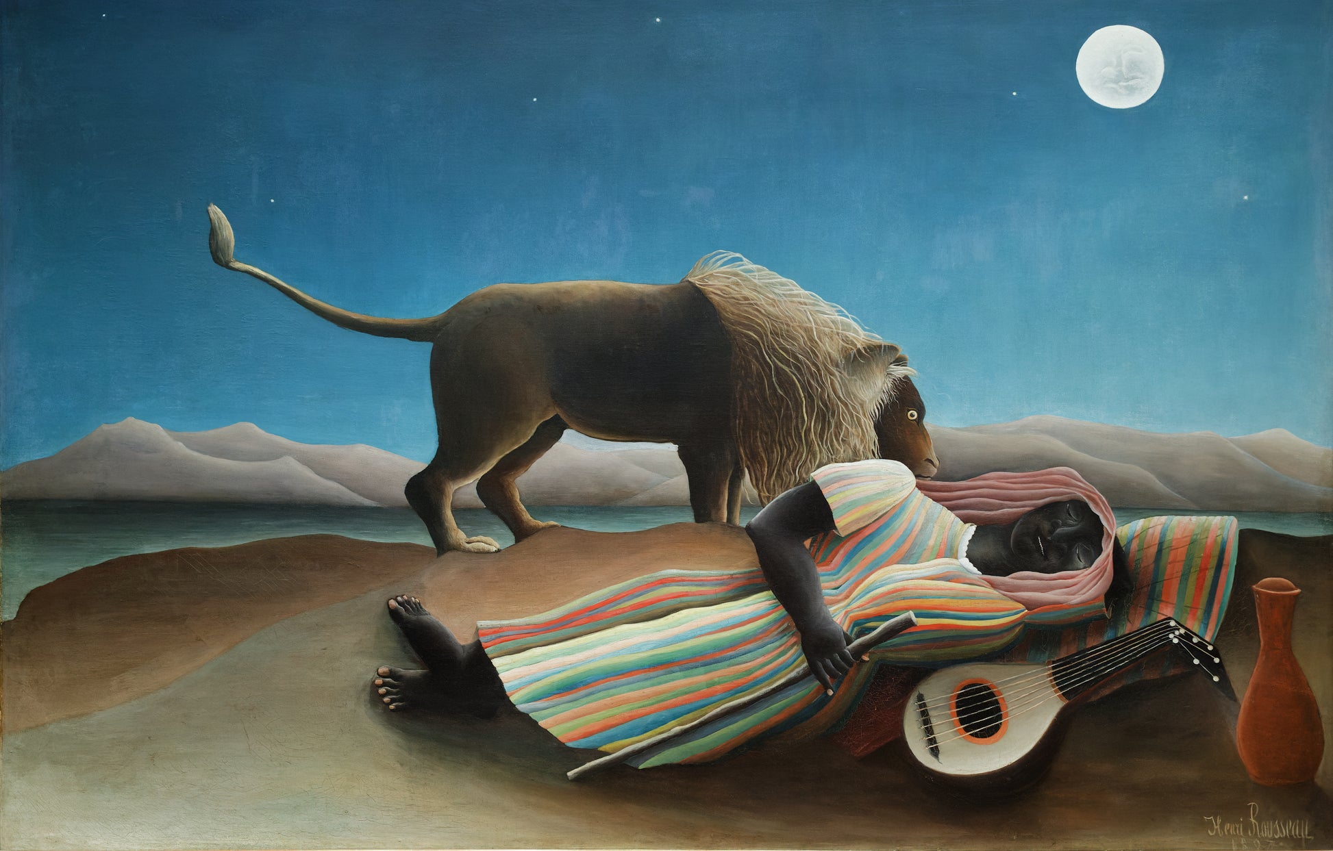 La Bohémienne endormie - Henri Rousseau