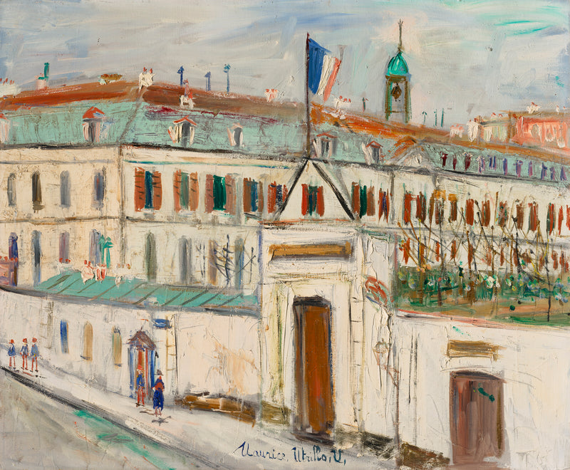 La Caserne (1938) - Maurice Utrillo