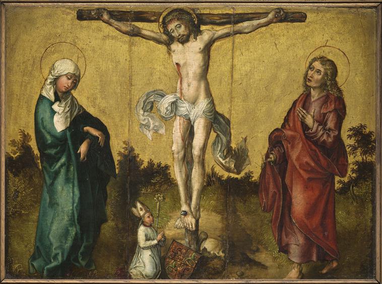 La Crocifissione con la Vergine, san Giovanni e un donatore - Albrecht Dürer