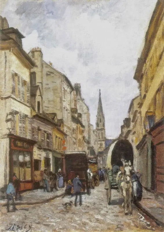 La Grand-Rue ad Argenteuil - Alfred Sisley