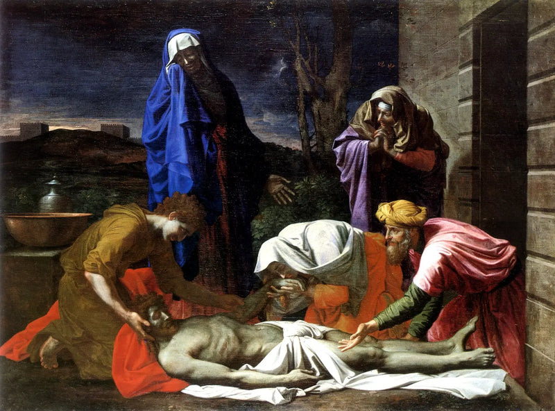 La Lamentation sul Cristo morto - Nicolas Poussin
