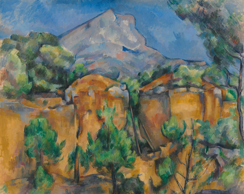La Montagna Sainte-Victoire vista da Bibémus - Paul Cézanne
