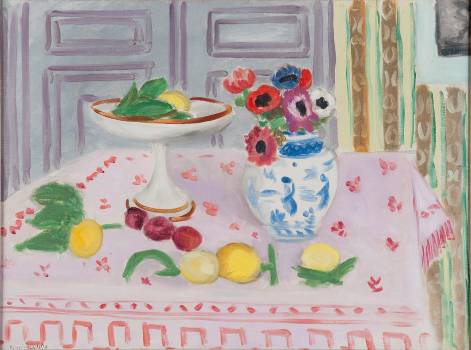 Reproduction du tableau « La Nappe rose - Henri Matisse » par Alpha Reproduction en peinture à l’huile