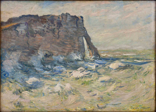 🎨 La Porta d'Aval a Étretat – Claude Monet, verso il 1886