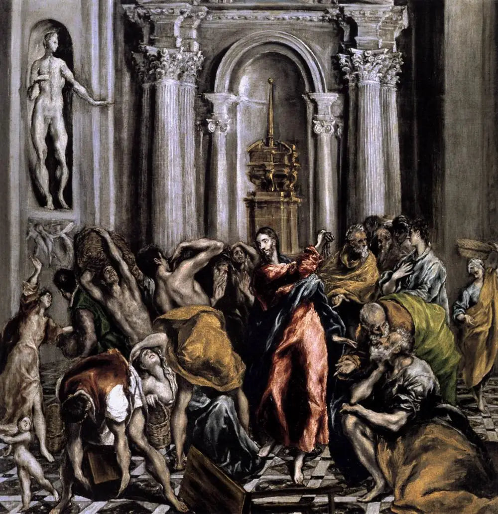 L’Expulsion des marchands du temple - El Greco - Alpha Reproduction