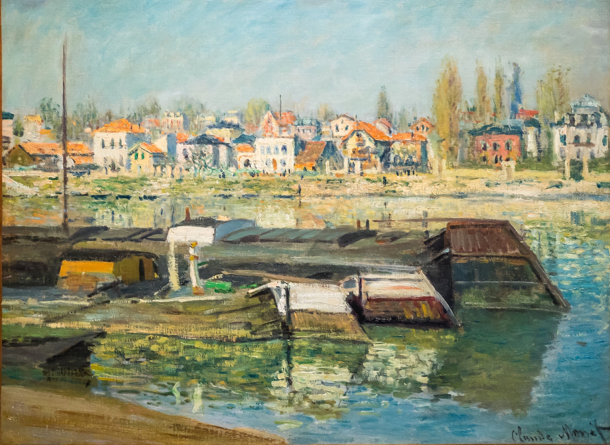 Reproduction du tableau « La Seine à Asnières - Claude Monet » par Alpha Reproduction en peinture à l’huile