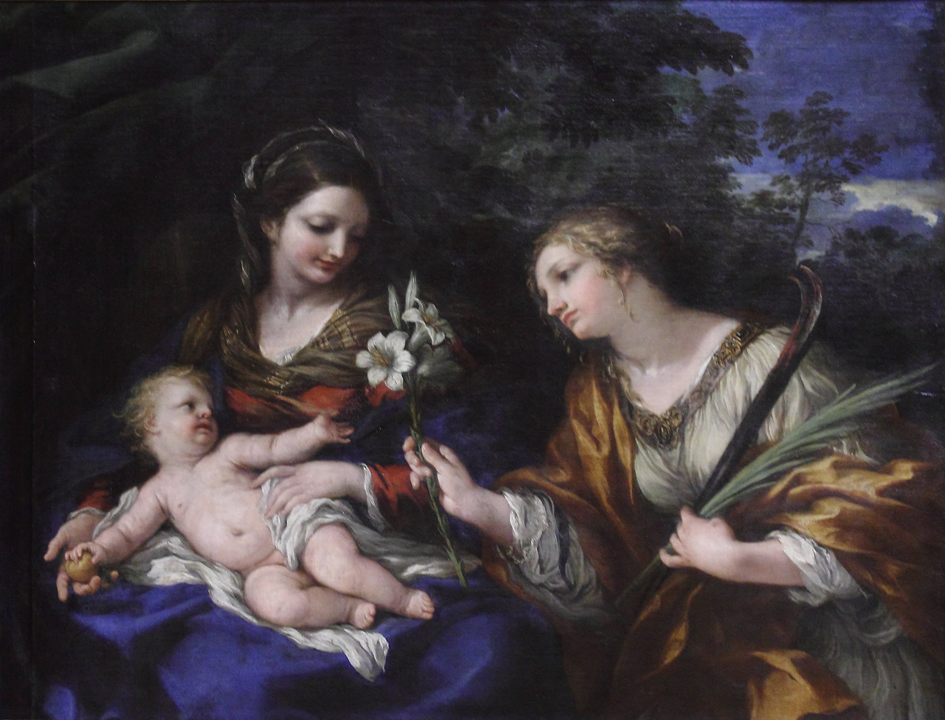 Vierge à l’Enfant et sainte Martine - Pietro da Cortona - Alpha Reproduction
