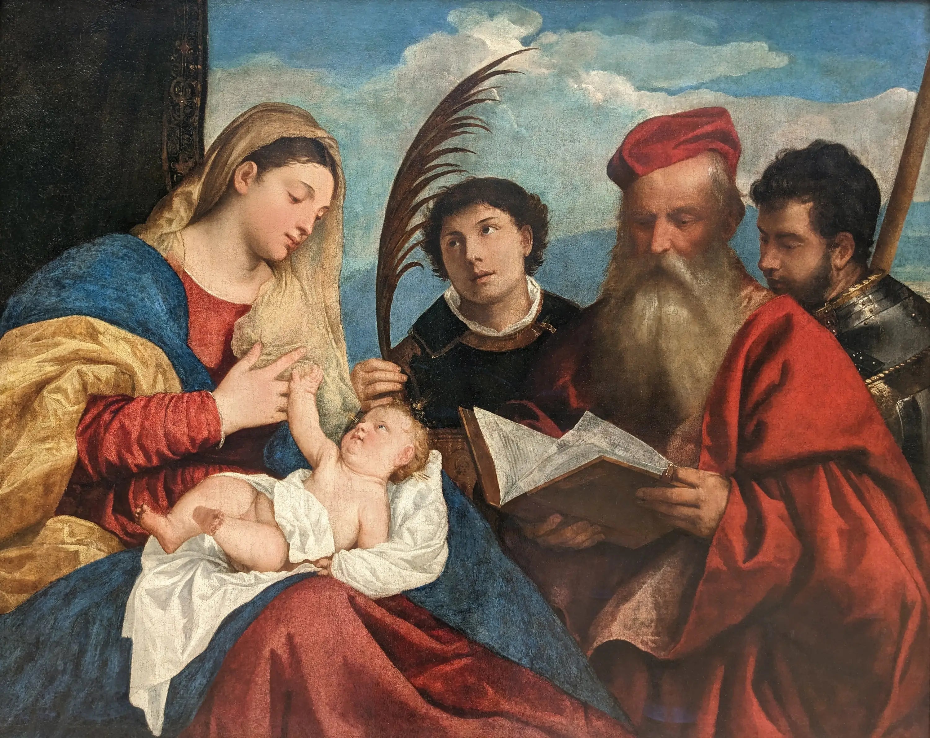 La Vierge à l’Enfant avec saint Étienne saint Jérôme et saint Maurice - Titian - Alpha Reproduction