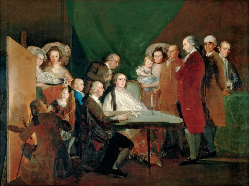 La Famiglia dell'infante Don Luis de Borbone - Francisco de Goya