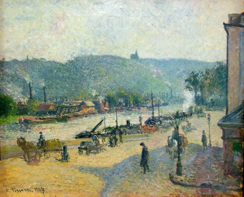 Quai di Rouen - Camille Pissarro